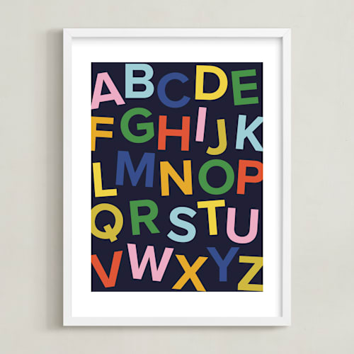 This is a aurora art by Ellen Schlegelmilch called happy alphabet