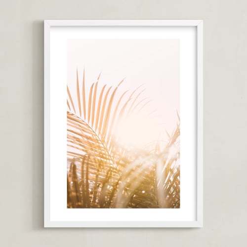This is a blush art by Kamala Nahas called pretty palms i