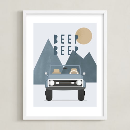 This is a blueberry art by Christie Garcia called beep beep