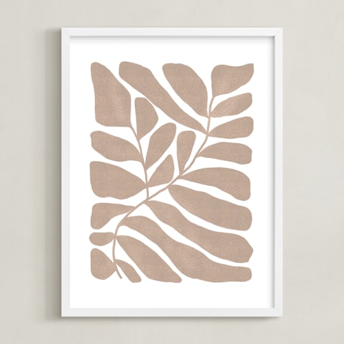 This is a clay art by Kelly Watkins called loopy leaves i