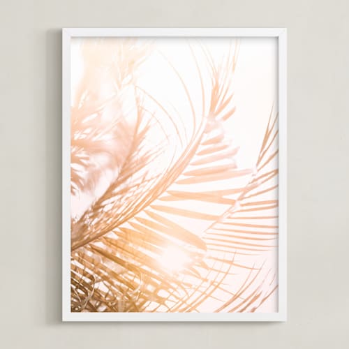 This is a blush art with standard by Kamala Nahas called pretty palms ii