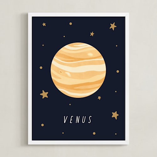 This is a night art by Elly called solar system ii (venus)