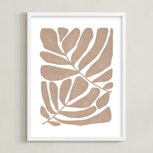 This is a clay art by Kelly Watkins called loopy leaves ii