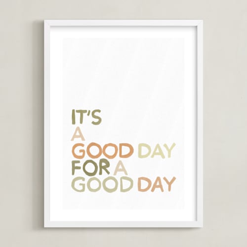 This is a safari art by Inkblot Design called good day vibes