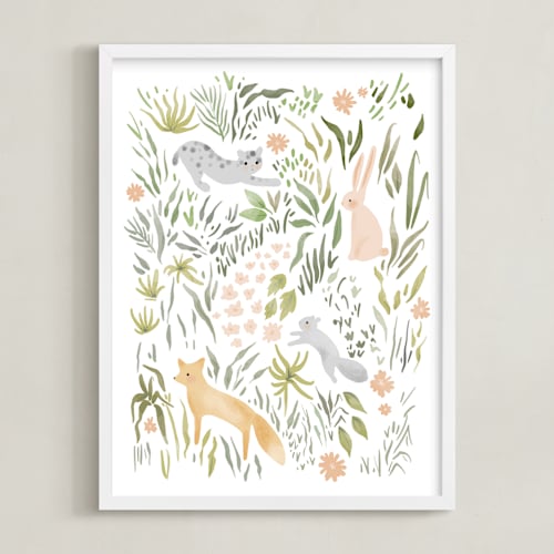 This is a rose art by Hannah Williams called flora and fauna