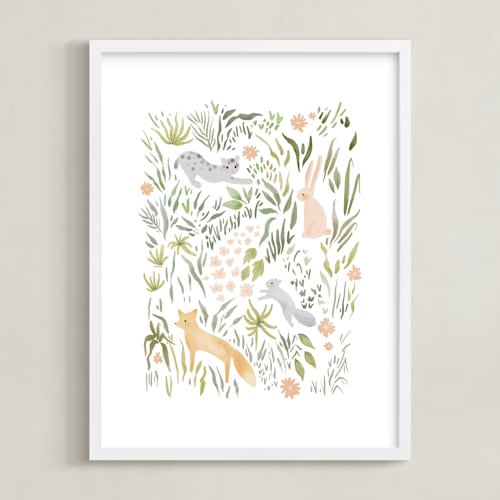 This is a rose art by Hannah Williams called flora and fauna