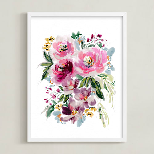 This is a peonies art with standard by Britt Mills called ella bloom