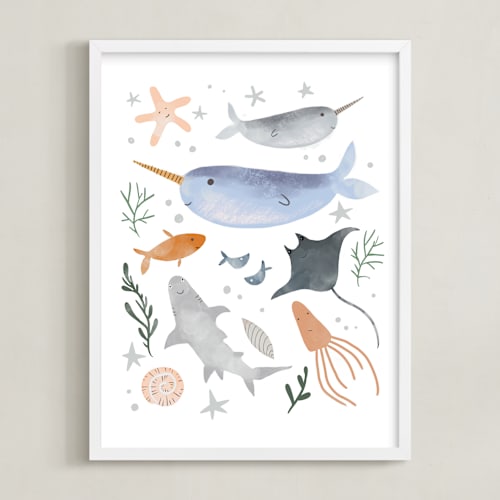This is a ocean art with standard by Hannah Williams called sea life