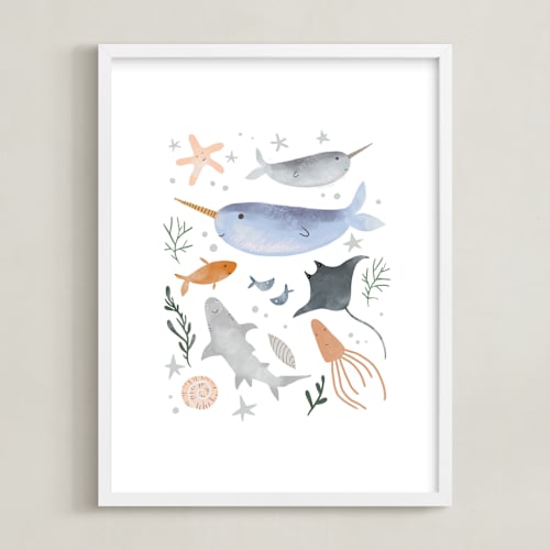 This is a ocean art by Hannah Williams called sea life