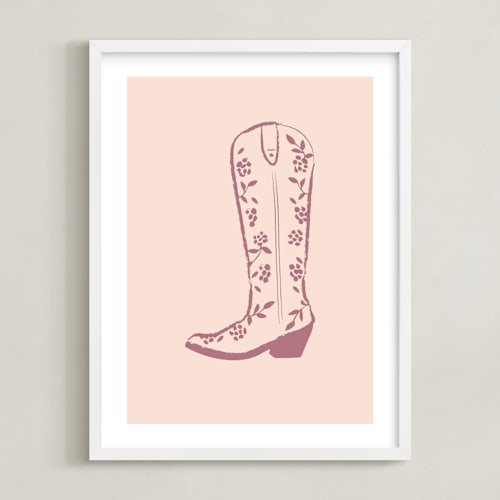 This is a toasted mauve art by Gwen called cowgirl i