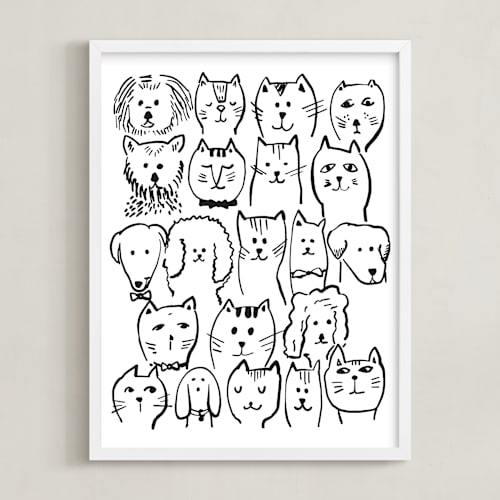 This is a galaxy art with standard by Lucrecia Caporale called i want a million pets i