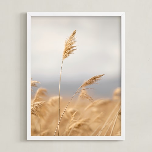 This is a golden art by Crystal Lynn Collins called marsh grass