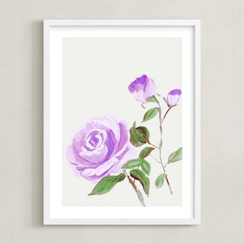 This is a lavender art by Arohika Verma called enchanted garden 1
