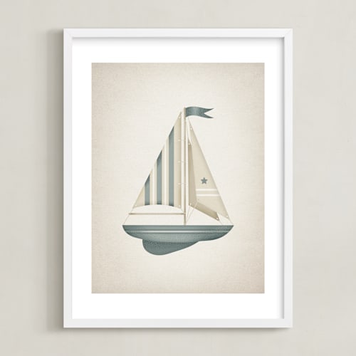 This is a sky art by Paola Benenati called sailboat