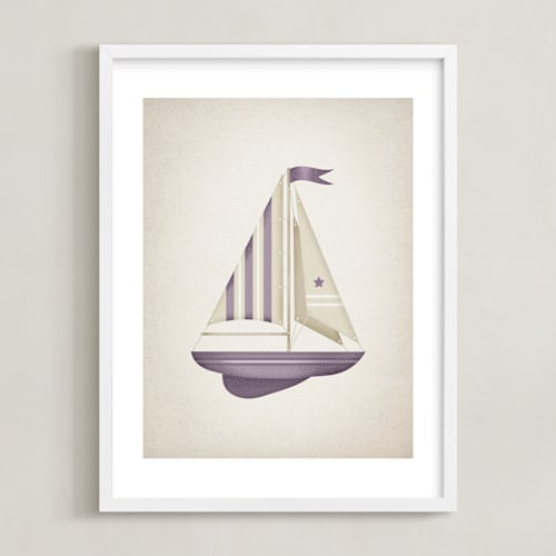 This is a grape art by Paola Benenati called sailboat