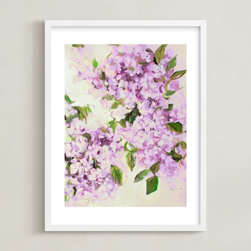 This is a lavender art by Arohika Verma called enchanted garden 3