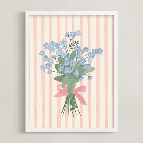 This is a rose art with standard by Joanna Rosado called forget me not