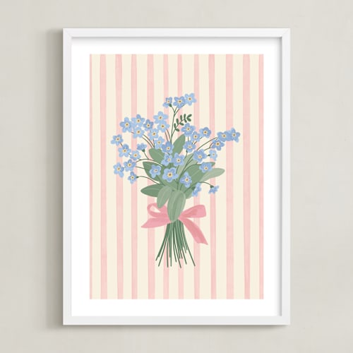 This is a rose art with standard by Joanna Rosado called forget me not