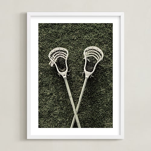 This is a field art by Heather Deffense called lacrosse