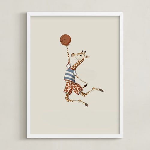 This is a dusty beige art with standard by Malunio called animal all-stars 2