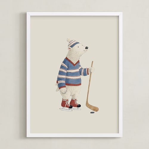 This is a dusty beige art with standard by Malunio called animal all-stars 3