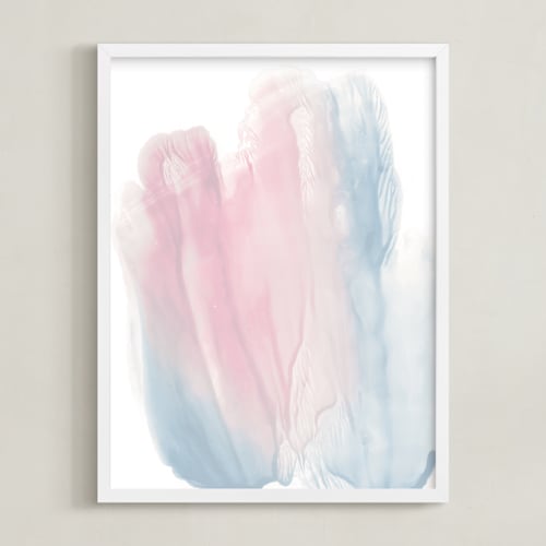This is a delicate pink art by Helen Halik called randomness