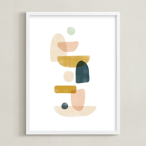 This is a golden hour kids wall art by Lindsay Stetson Thompson called balance no.1