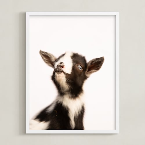 This is a black & white nursery wall art by Jani Blake called ivy