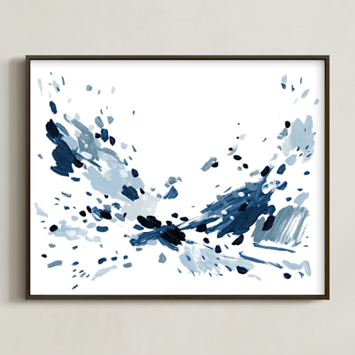 This is a light blue art by Katie Craig called dusty sky