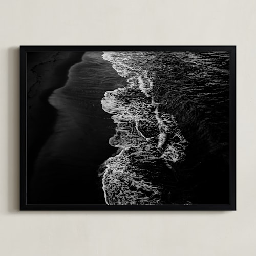 This is a black and white art by LindseyErin called swell