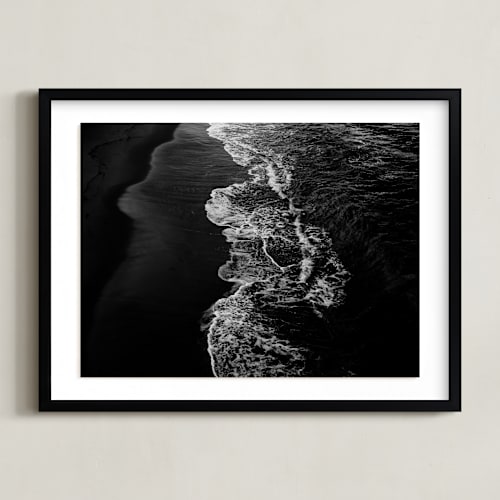 This is a black and white art by LindseyErin called swell