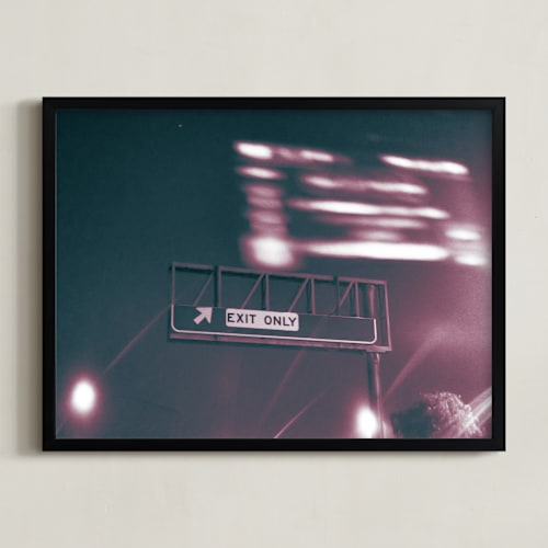 This is a midnight art with standard by Adam Stanzak called exit only