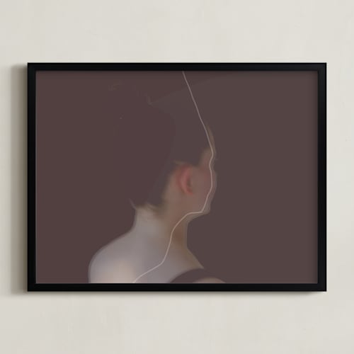 This is a sepia art with standard by Maja Cunningham called poise