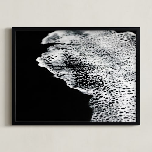 This is a midnight black art by Christa Dominguez called night swim