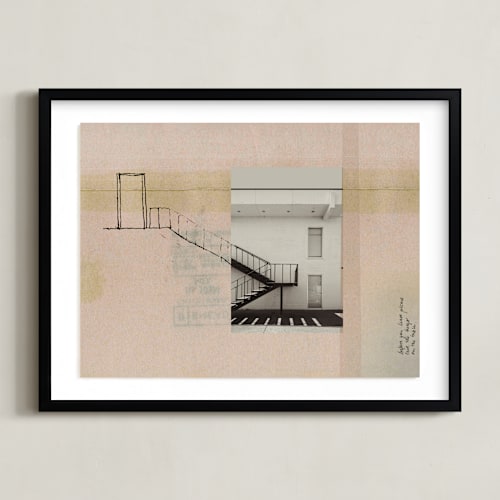 This is a notebook art by Maja Cunningham called but leave the keys