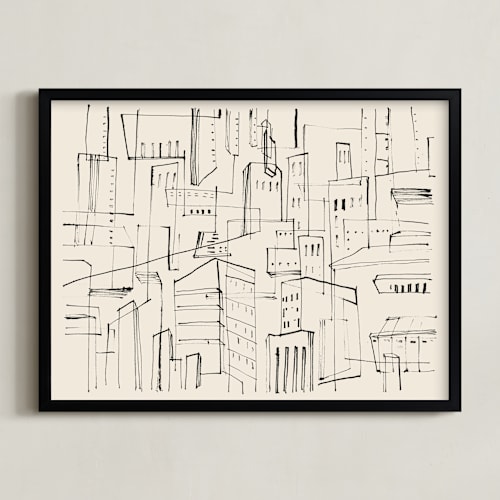 This is a sandpaper art with standard by Catilustre called city ragtimes