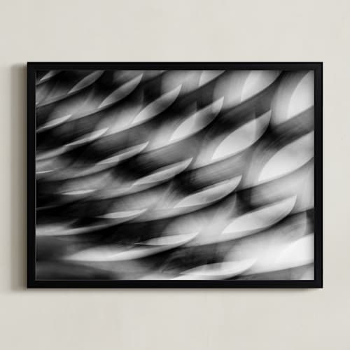 This is a black & white art by Angie McMonigal called in motion