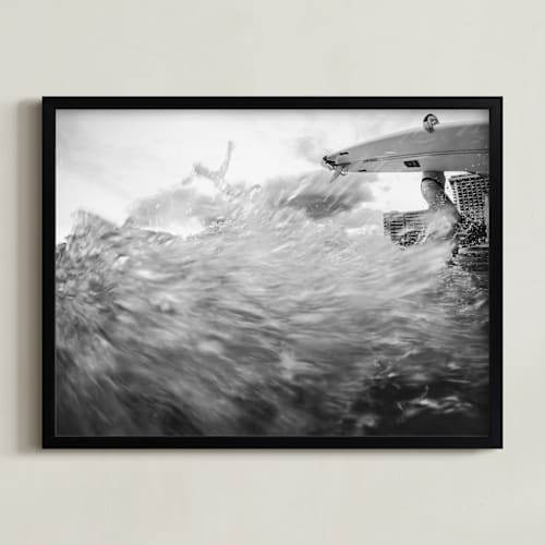 This is a ocean noir art by Tania Medeiros called tides of motion