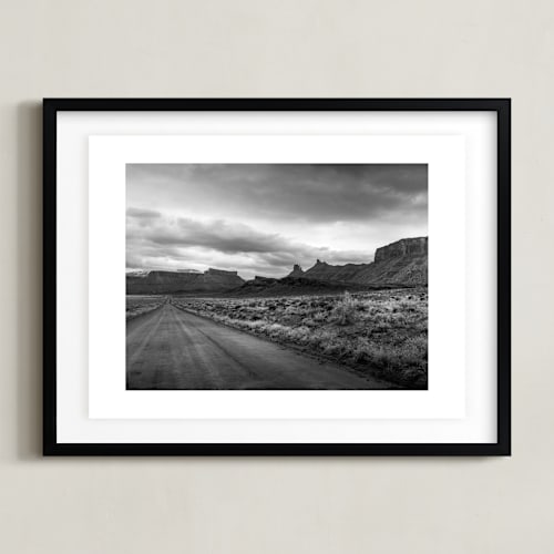 This is a desert grey art by Eric Clegg called buttes & mesas i