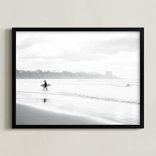 This is a monochrome art by Matthew Sampson called monochrome coasts