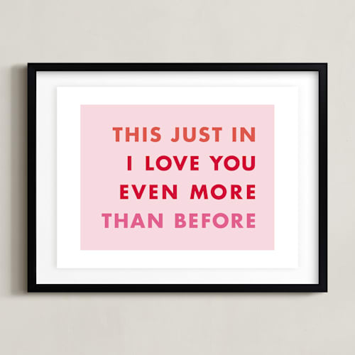 This is a candy heart art by hi-lighter inc. called news flash