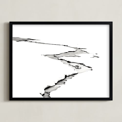 This is a ice white art by Leslie Le Coq called silver ice