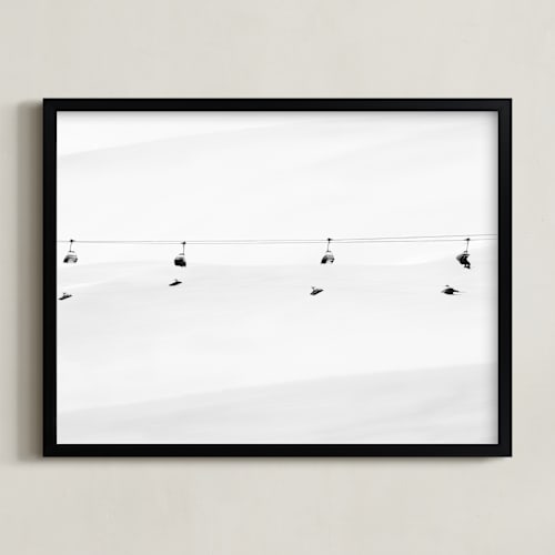 This is a grey art by Massimiliano Massimo Borelli called into the white