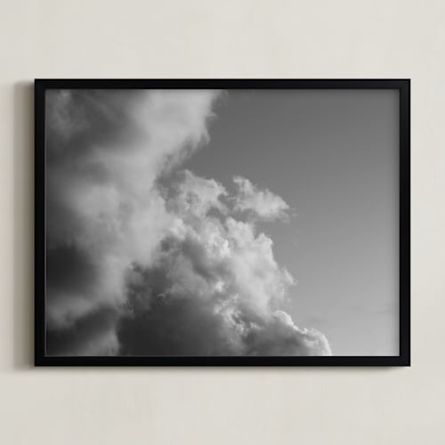 This is a grey art by Claire Duda called stormy skies