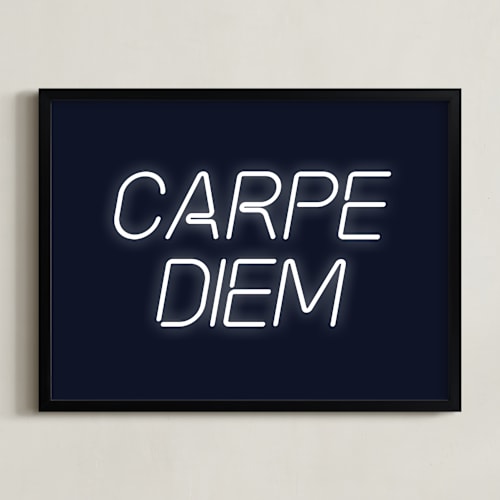 This is a night art by AK Graphics called neon carpe diem
