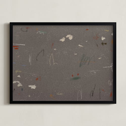 This is a grey art with standard by Shiho Whitehead called room