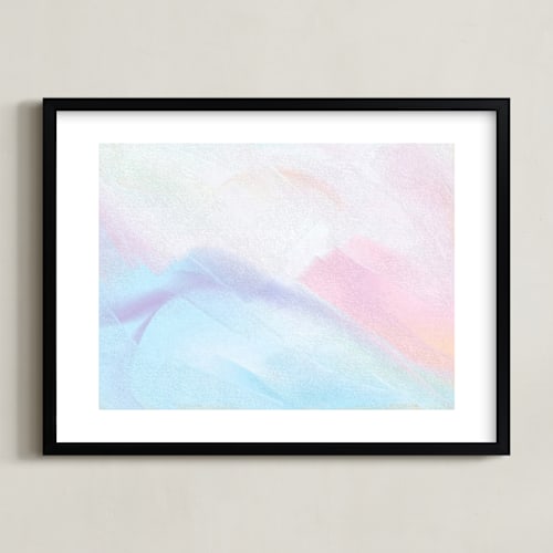 This is a berry art by AYR called pastel mountains