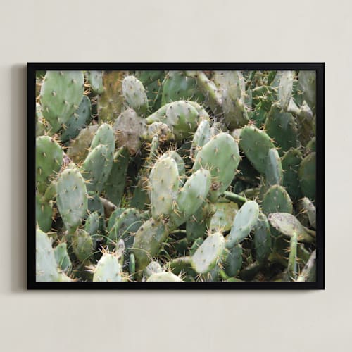 This is a cactus green art by Kelsey McNatt called a cancun cactus