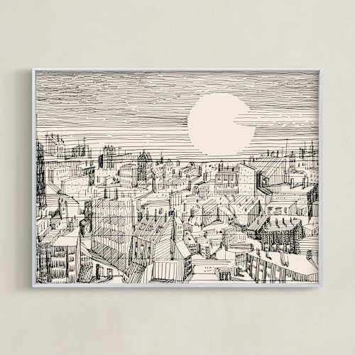 This is a sand art by Catilustre called city blues