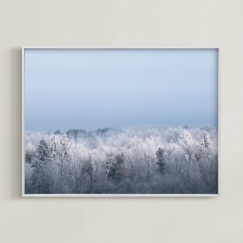 This is a natural light art by Three Wings North called frosted horizon